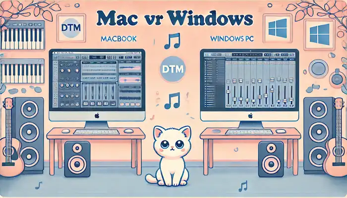 DTMするのにMacとWindowsどっちがいい？